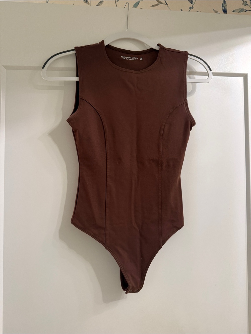 Abercrombie & Fitch Brown Sleeveless Bodysuit